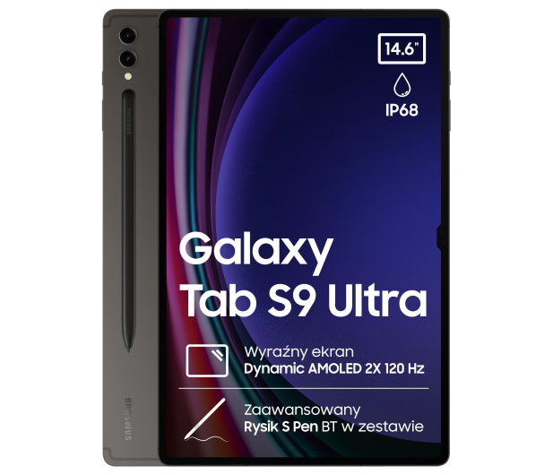 Samsung Galaxy Tab S9 Ultra 14,6" 12/256GB, WiFi, S Pen, szary - 1158901 - zdjęcie
